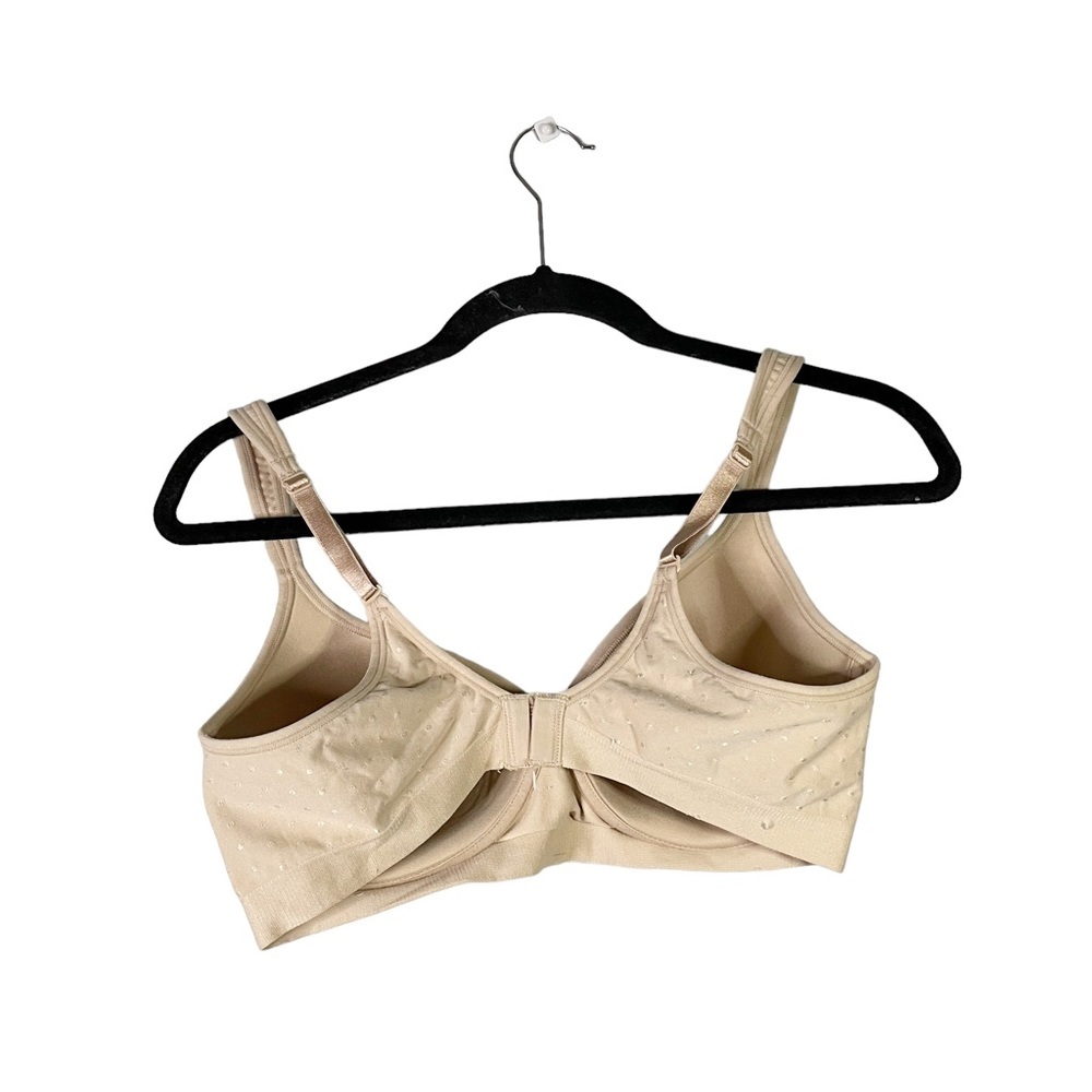 Bali Polka Dot Nude Cream Tan Underwire Bra Size 38C - Picture 2 of 5
